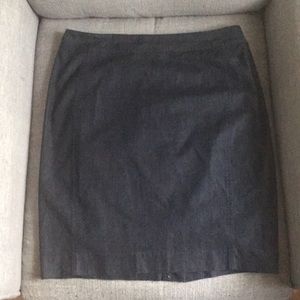 Ann Taylor LOFT denim pencil skirt